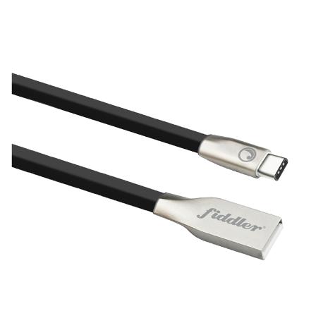 FIDDLER CABLE PLANO TYPE C 2.0A NEGRO